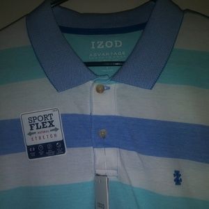 Striped Izod shirt